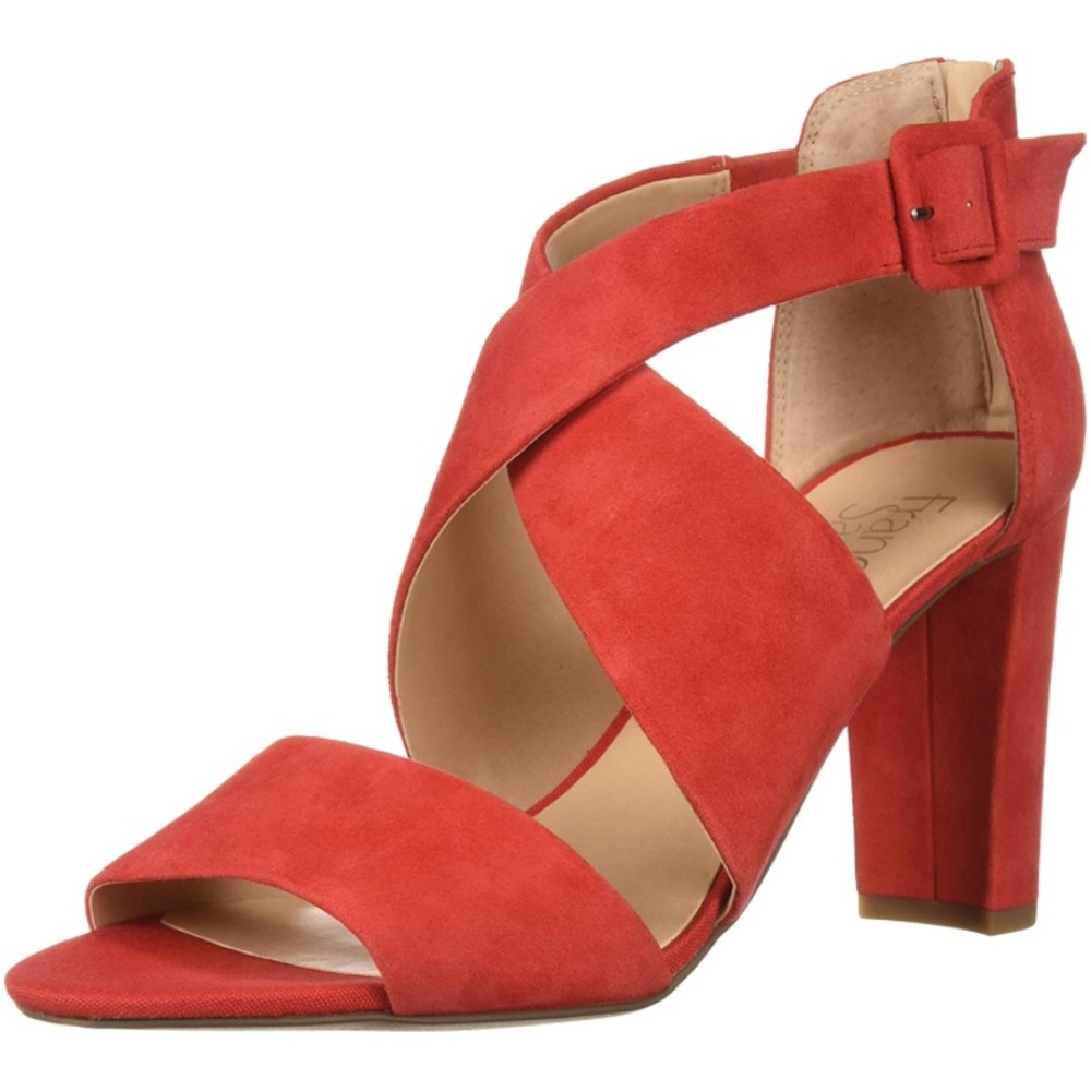 Franco Sarto Hazelle Red Heeled Sandals